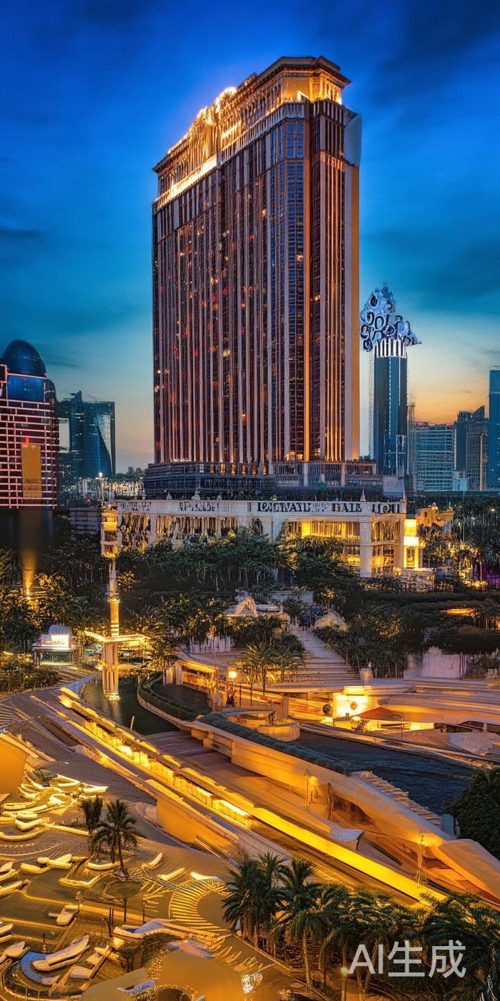 在澳门，这座国际知名的娱乐旅游胜地，葡京酒店作为其