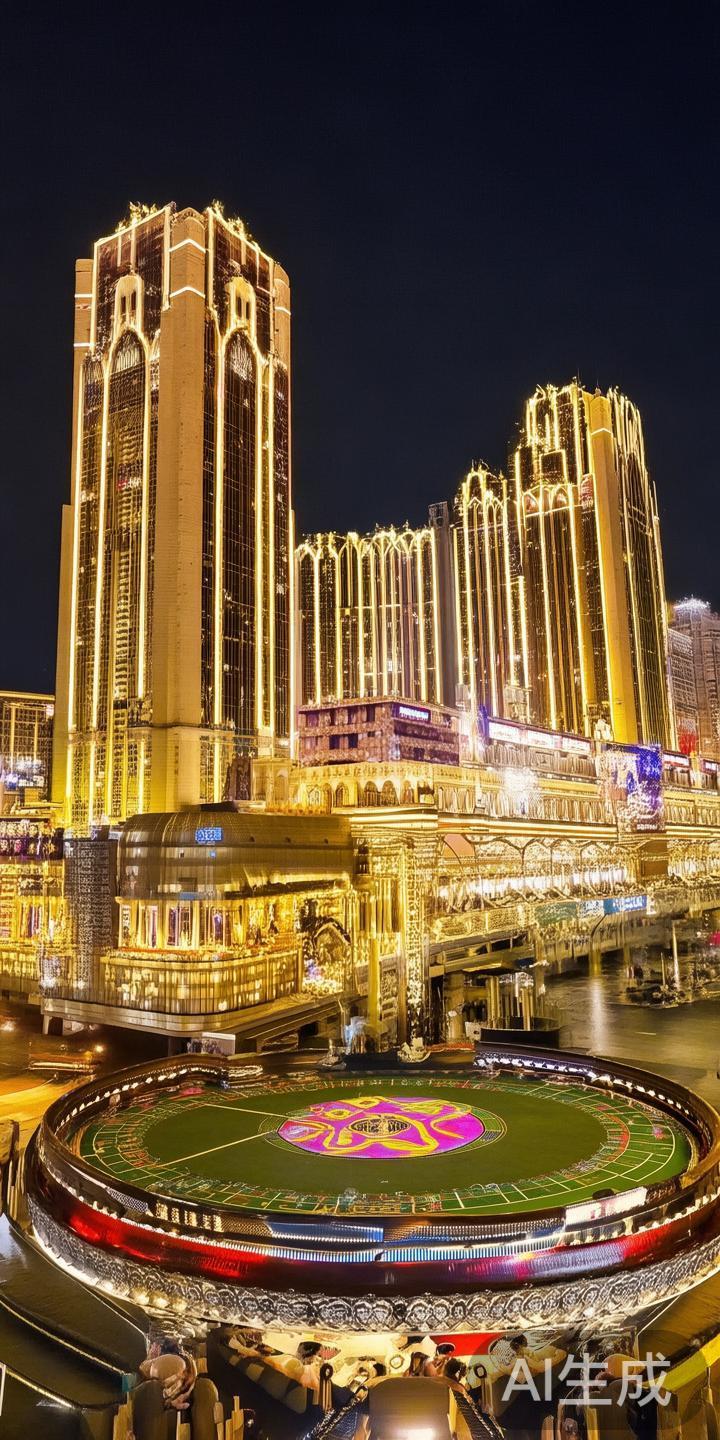 在澳门繁华璀璨的赌城中，新葡京赌场以其豪华的设施和
